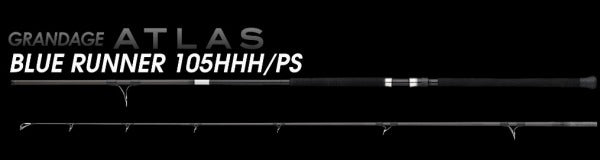 Apia Shore Jigging Rod Grandage Atlas Blue Runner 105HHH/PS (Spinning 2 Piece)