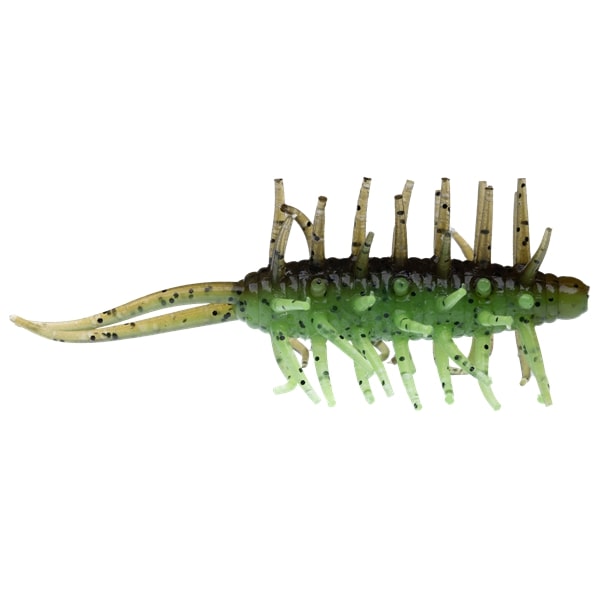Hideup Worm Coike Shrimp Mini #271 Green Pumpkin/Chart Black F