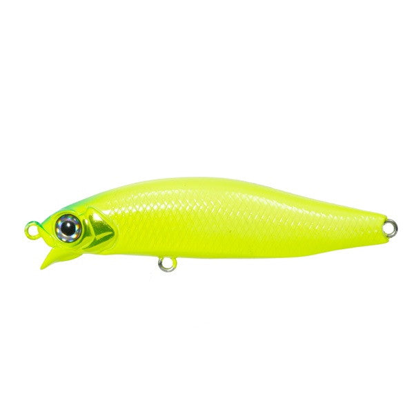 Issei Umitaro Ame Minnow 55SR-SF #012 Solid Lime Chart
