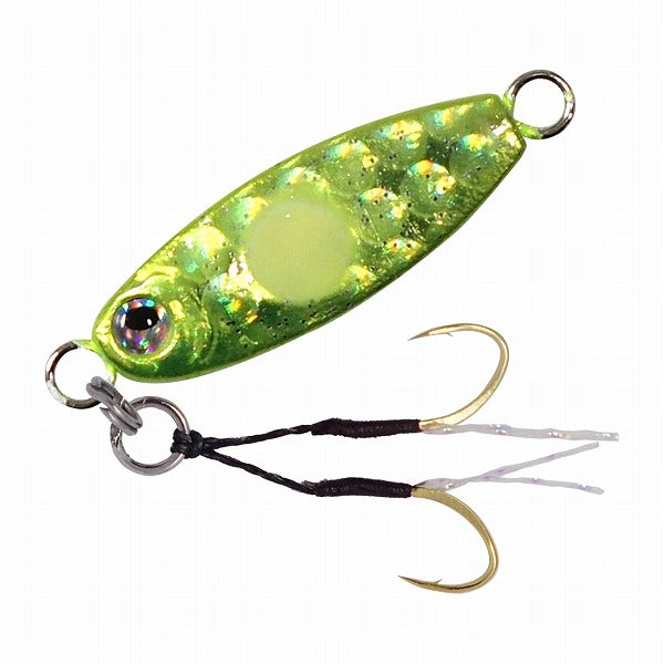 Rudie's Metal Jig Gyoshi Metal 0.6g Chart Spot Glow