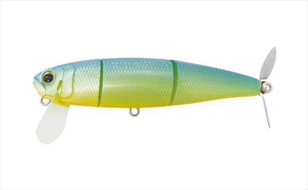 Bottomup Bass Lure Jolly Blue Back Chart