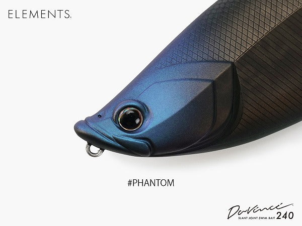 Elements Bass Lure Davinci 240 #Phantom