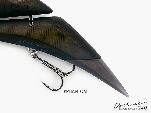 Elements Bass Lure Davinci 240 #Phantom