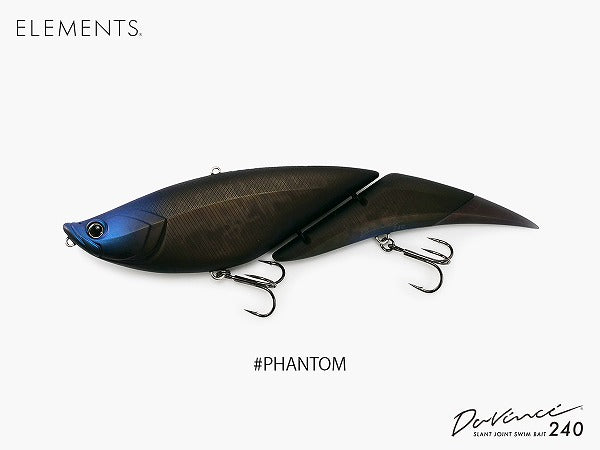 Elements Bass Lure Davinci 240 #Phantom