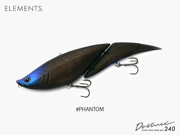 Elements Bass Lure Davinci 240 #Phantom