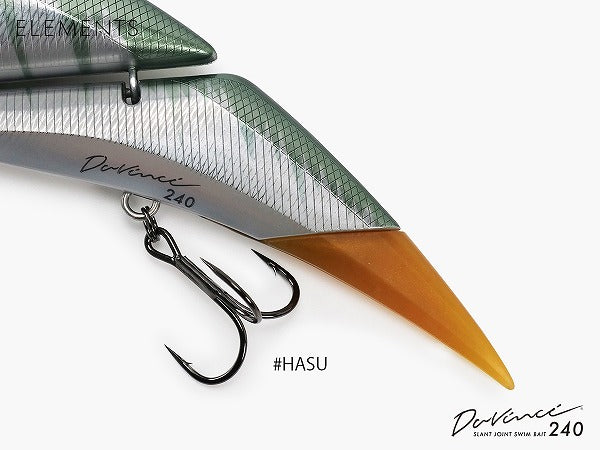 Elements Bass Lure Davinci 240 #Hasu