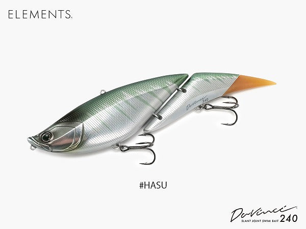 Elements Bass Lure Davinci 240 #Hasu