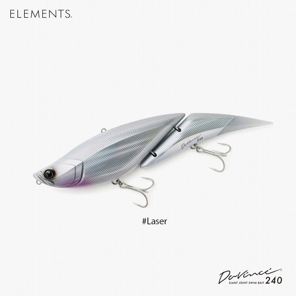 Elements Seabass Lure Davinci 240SW #Laser