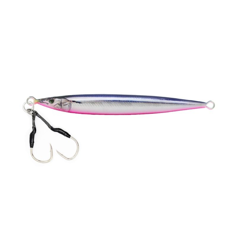 Little Jack Metal Jig Metal Adict Type-05 30g #07 Blue Pink Pacific saury