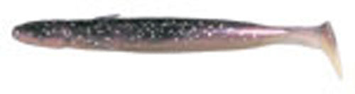 Ecogear Worm Power Shad 4inch #115 Pearl/Smoke/Silver Glt back