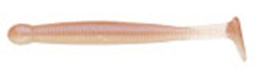 Ecogear Worm Grass Minnow M 2-1/2inch #266 White Kisu (luminous)