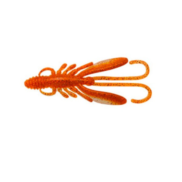 Ecogear Worm Bug Ants 3inch #384 Hot Orange Flash
