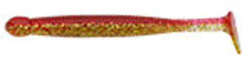Ecogear Worm Grass Minnow M 2-1/2inch #365 Red Gold