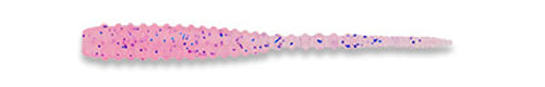 Ecogear Worm Aji Shokunin Aji Must 2.4inch #292 Clear Pink Glow (luminous) Blue Flk