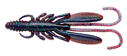 Ecogear Worm Bug Ants 3inch #414 Captivating Purple Camo