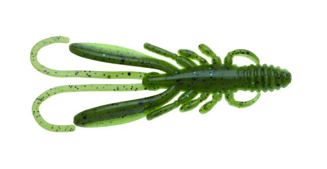 Ecogear Worm Bug Ants 3inch #434 Avocado Chart Half Float