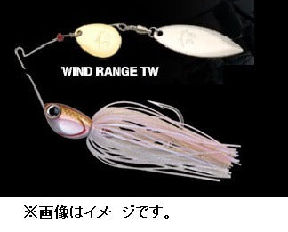 Nories Spinnerbait Wind Range Tandem Willow 5/8oz Live Wakasagi Silver