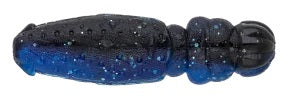 Nories Worm Flip Dom 3inch 501 Black Blue Reflection