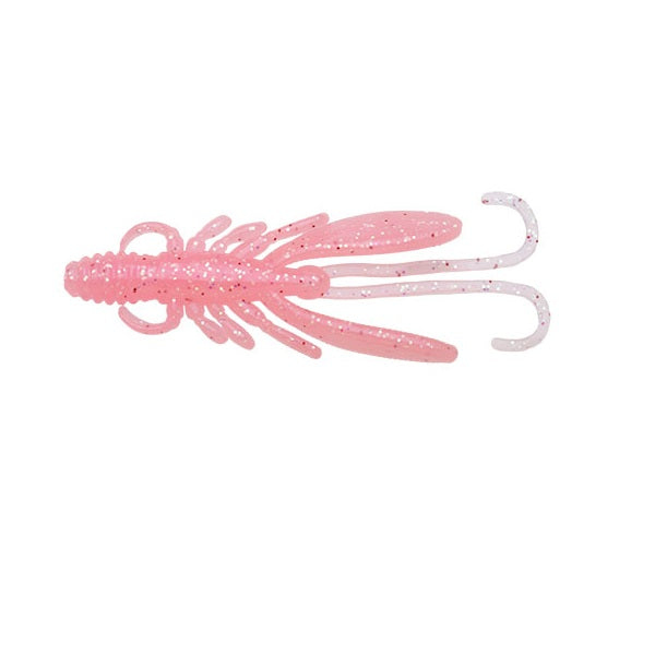 Ecogear Worm Bug Ants 4inch #524 Hokuriku Clear Pink Glow Holo (luminous)