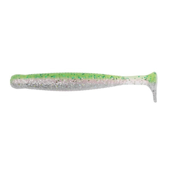 Ecogear Worm Grass Minnow M 2-1/2inch #552 Lush Chart Glow (luminous)