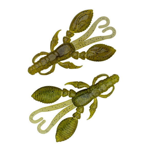 Nories Worm Rock Claw 3inch #353 Green Pumpkin Reaction