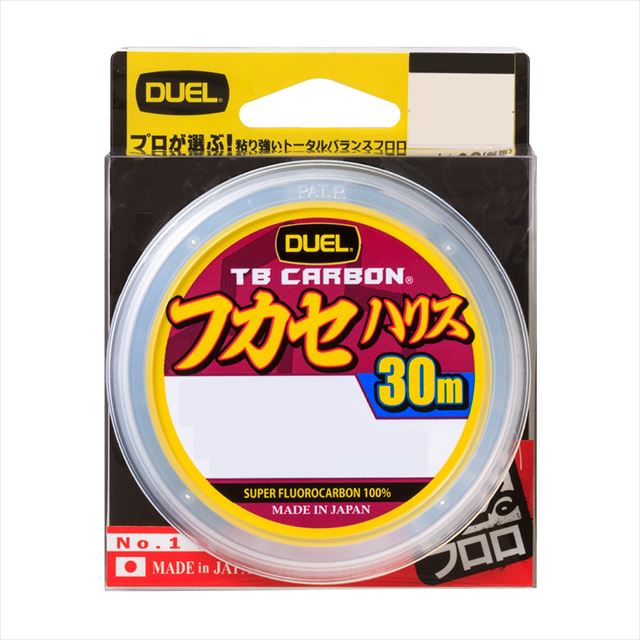 Duel TB Carbon Fukase Harris 30m #1.25 Natural Clear