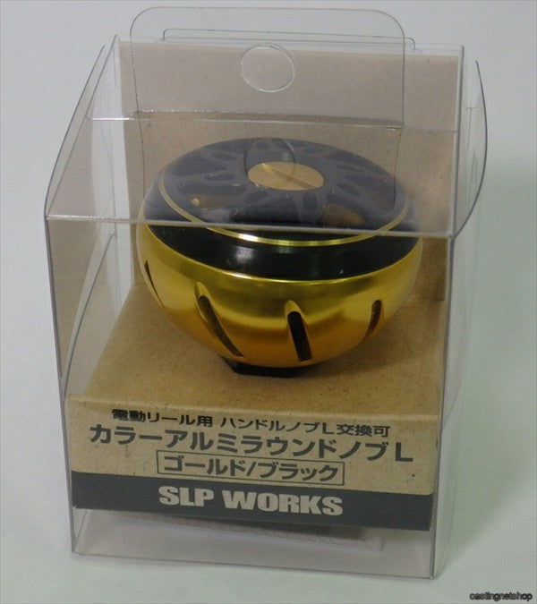 SLP Works Aluminum Round Knob L Gold