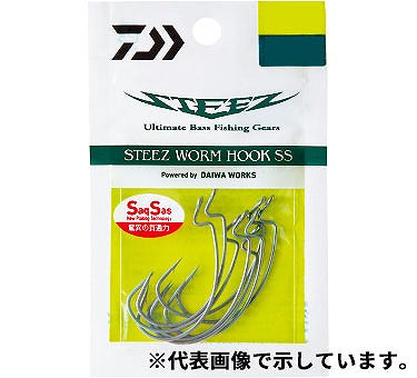 Daiwa Steez Worm Hook SS Wide Offset WOS 1/0