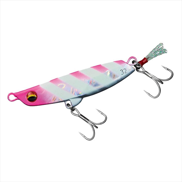 Daiwa Flat Junkie Hirametal Z 32g Pink zebra glow