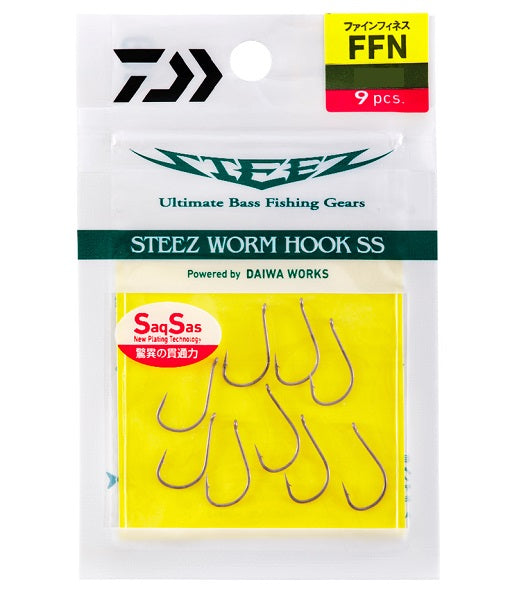 Daiwa Steez Worm Hook SS (Saxus) Fine Finesse #2