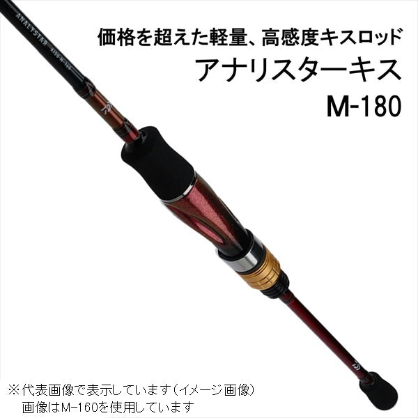 Daiwa Analystar Kisu M-180/ Y (Baitcasting 2 Piece)