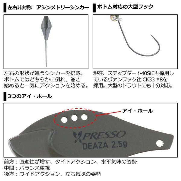 Daiwa Trout Plug Presso Deaza 2.5 Brown Green Glow