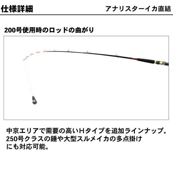 Daiwa Analyster Ika Chokketsu H-155 (Baitcasting 1 Piece)