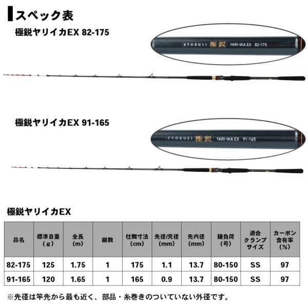 Daiwa Kyokuei Yariika EX 82-175 (Baitcasting 1 Piece)