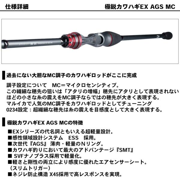 Daiwa Kyokuei Kawahagi EX AGS MC (Baitcasting 1 Piece)