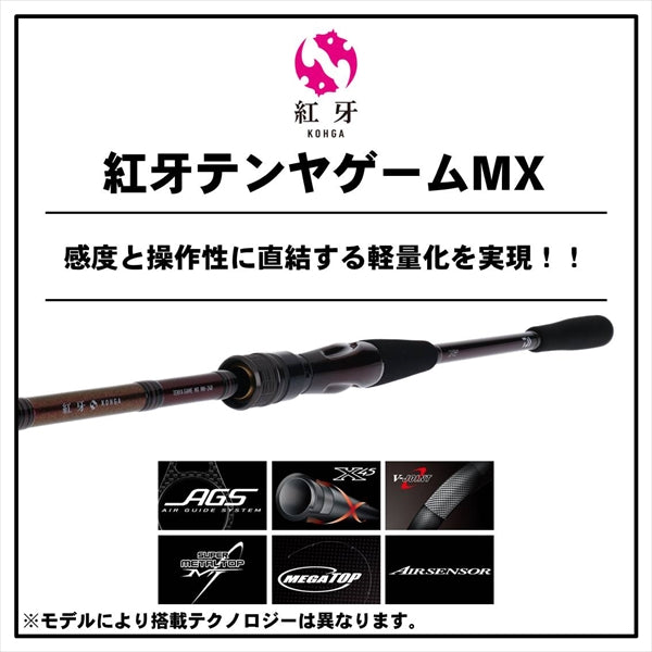 Daiwa 20 Kohga Tenya Game MX H/M-225/ R (Spinning 2 Piece)