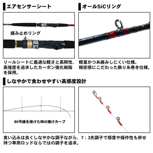 Daiwa Analyster Amadai 195 (Baitcasting 2 Piece)