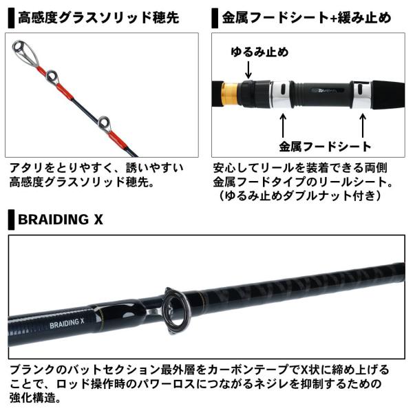 Daiwa Onikasago X 210 (Baitcasting 2 Piece)