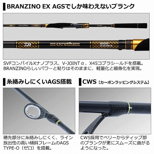 Daiwa Morethan Branzino EX AGS 1010ML/M (Spinning 2 Piece)