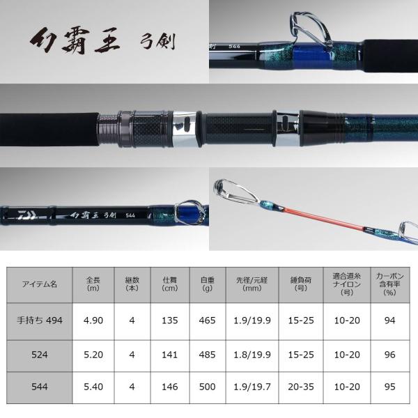 Daiwa Genpao Yumiturugi 544 (Spinning 4 Piece)