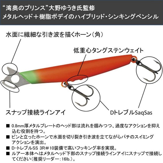 Daiwa Morethan Carrot 72S lemon soda mint