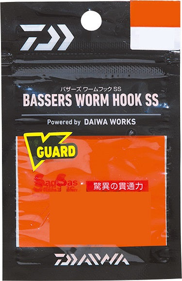 Daiwa Bassers Worm Hook SS/WOS (Wide Offset) #1/0