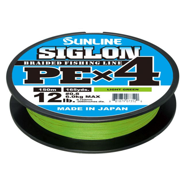 Sunline Siglon PE X4 150m Light Green #0.8 12lb
