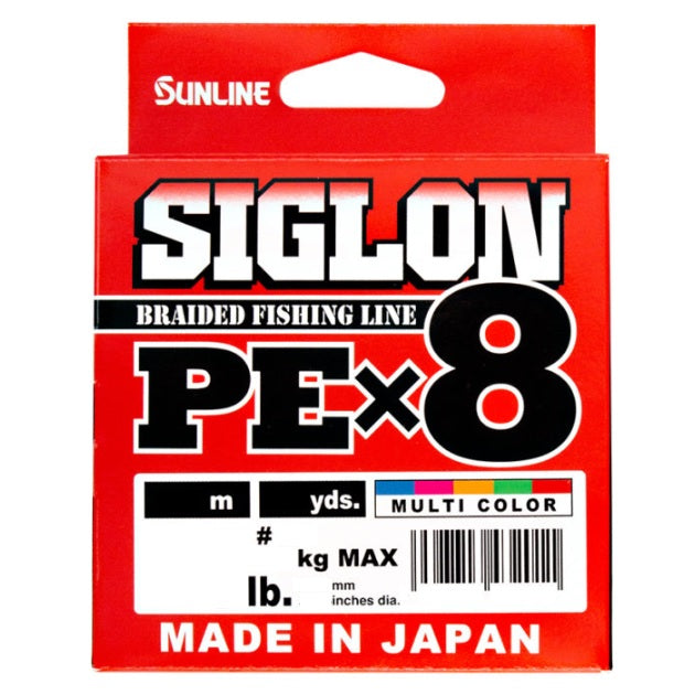 Sunline Siglon PE X8 150m Multi Color #0.6 10lb
