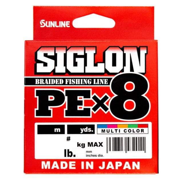 Sunline Siglon PE X8 150m Multi Color #0.8 12lb