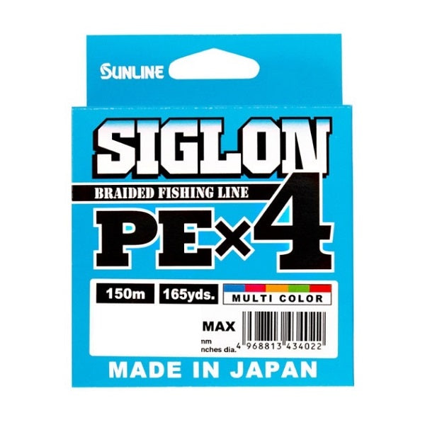 Sunline Siglon PE X4 200m Multi Color #0.6 10lb