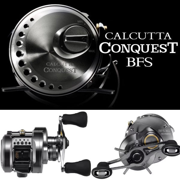 calcutta fishing reels Shimano 23 Calcutta Conquest BFS HG Left