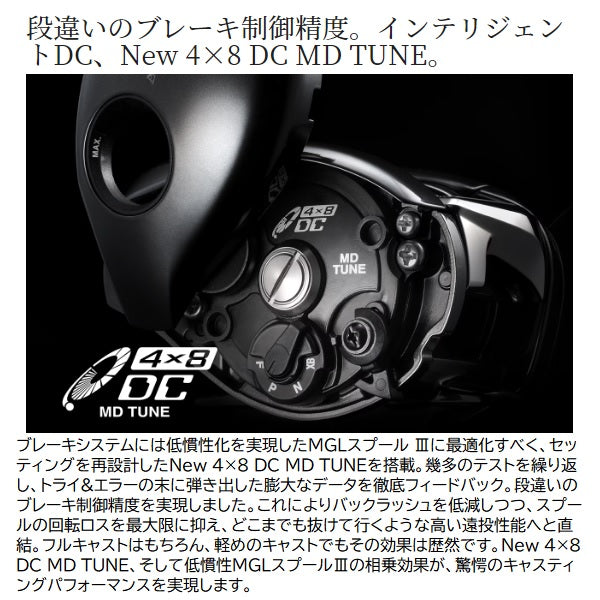 shimano antares dc reel history 23 MD blueseabass the NEW 4x8DC MD TUNE brake system delivers superior casting performance and reliable operation Shimano Antares DC MD
