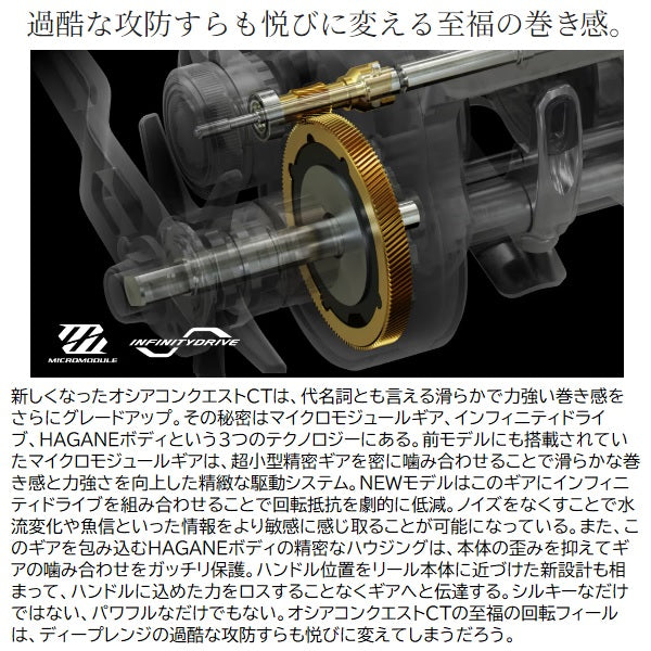 Shimano 24 Ocea Conquest CT 300MG RIGHT (Right handle)