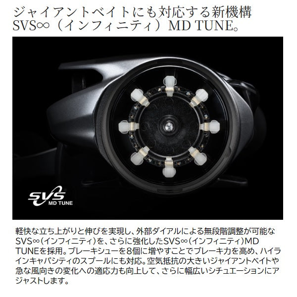 Shimano 25 Scorpion MD 301XGLH (Left handle)